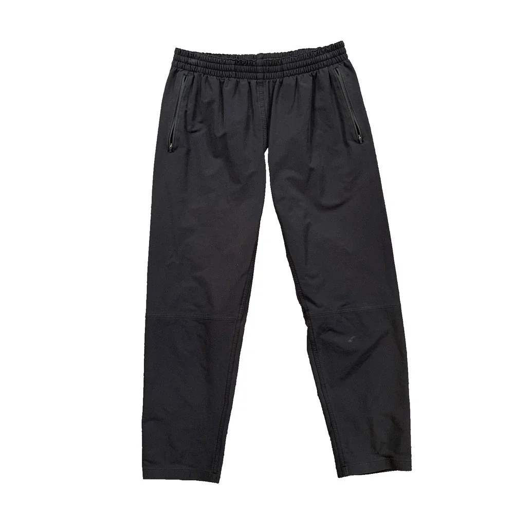 Outdoor Voices Pants Mens M Medium Black Nylon Blend Stretch Cropped Drawstring
